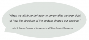 John D Sterman, MIT, Influencing structures and beliefs